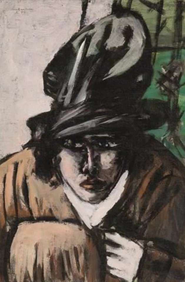 Donna con cappello e manicotto - Buchheim Museum der Phantasie